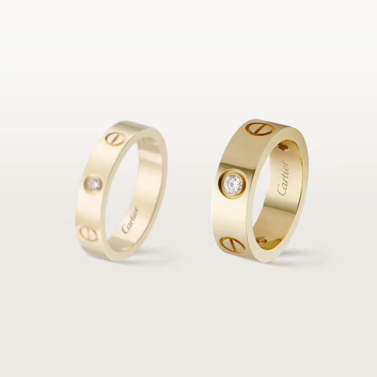 LOVE RING, 3 DIAMONDS